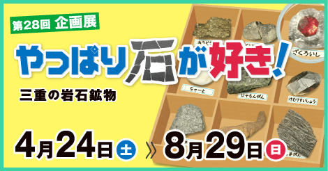 企画展「やっぱり石が好き！」関連イベント　水晶さがし