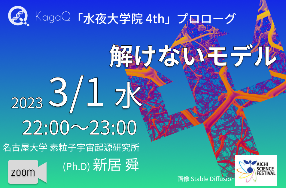 KagaQ.トークライブ 「水夜大学院」4thコース 1 解けないモデル