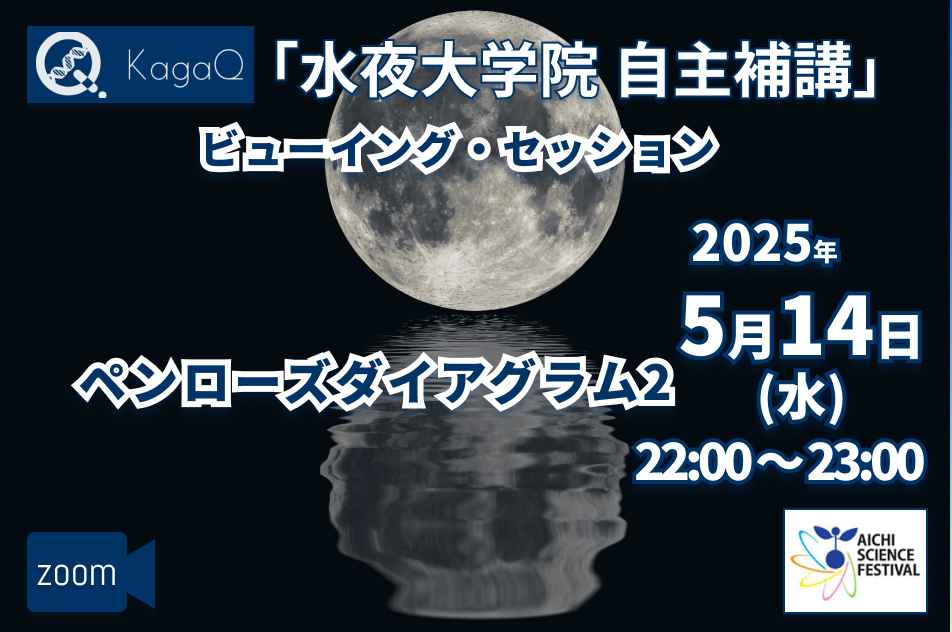 KagaQ.トークライブ　水夜大学院 自主補講 ビューイング・セッション「ペンローズダイアグラム2」