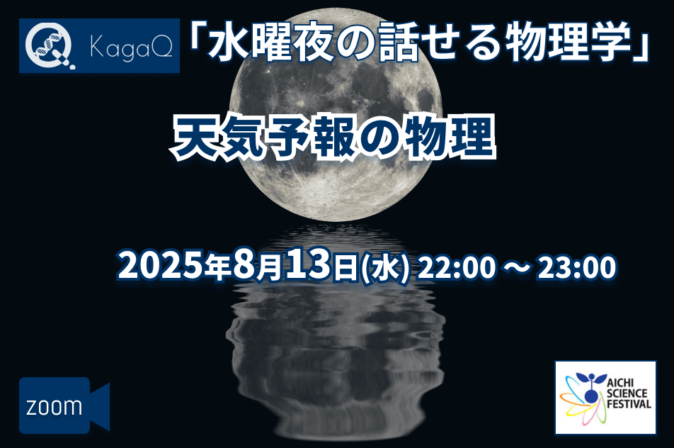 KagaQ.水曜夜の話せる物理学 「天気予報の物理」