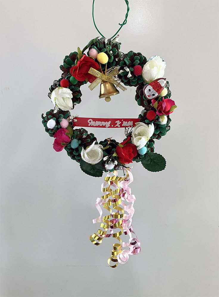 クリスマスリースづくり