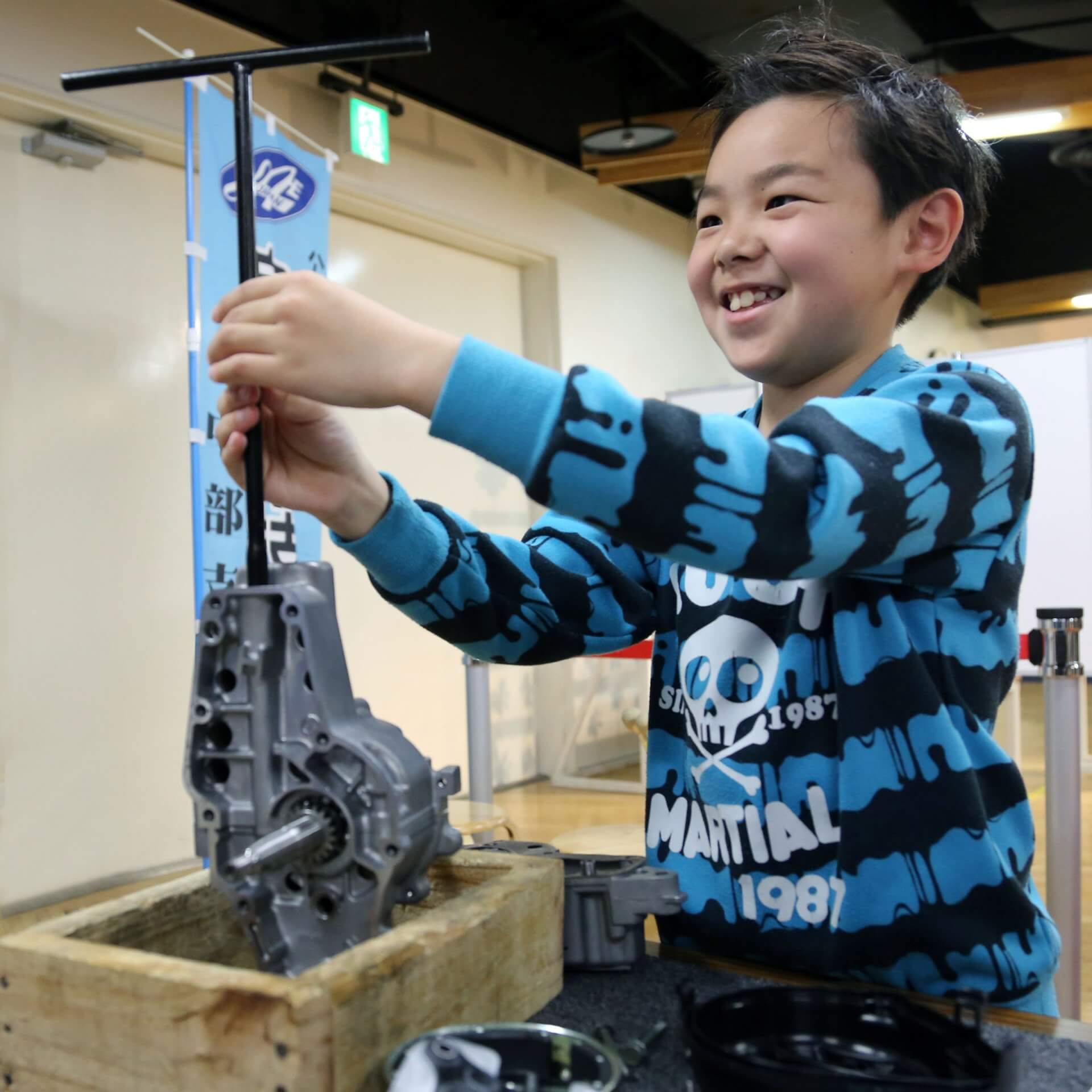 エンジンの仕組みを知ろう！小型エンジン分解・組立