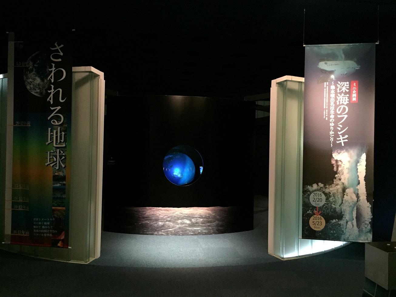 ミニ企画展「深海のフシギ　～熱水噴出孔は生命のゆりかご？～」