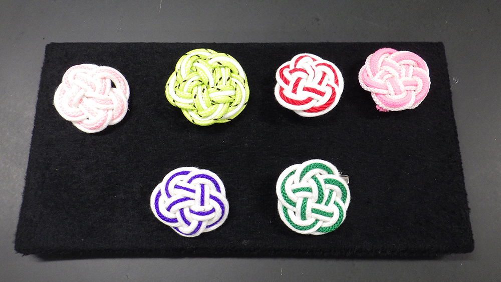 蒲郡のロープを使ってブローチをつくろう