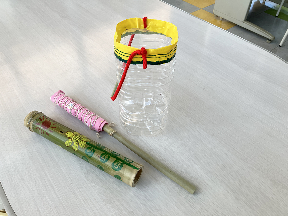 竹で水でっぽうをつくろう