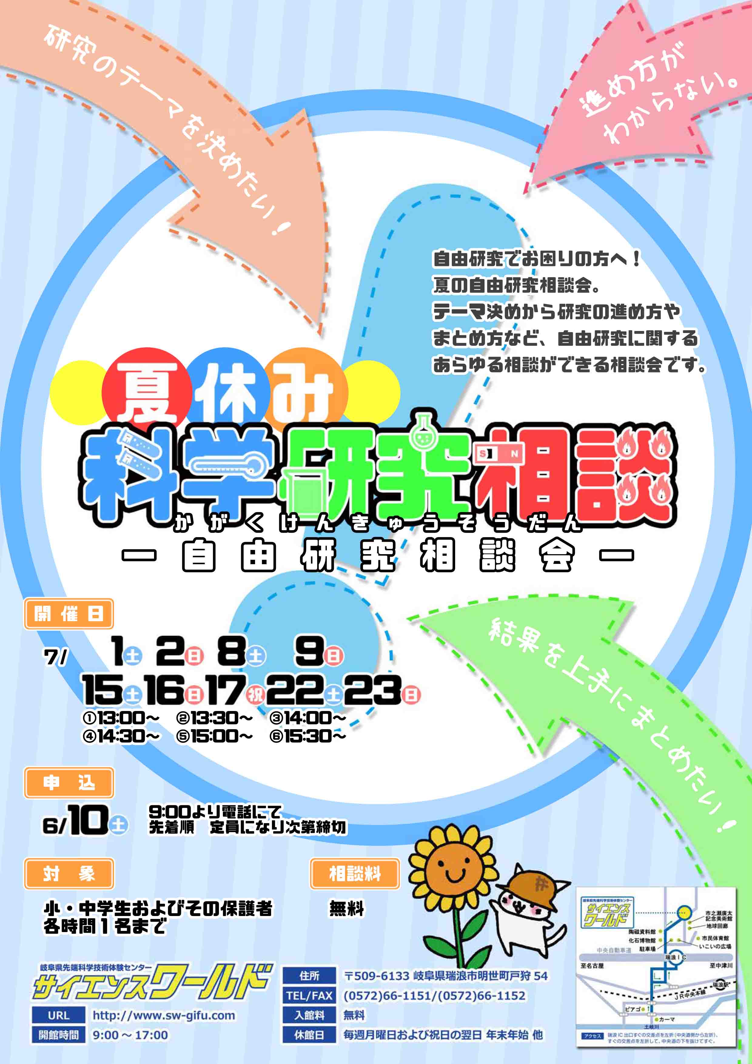 夏休み科学研究相談